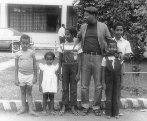 With children